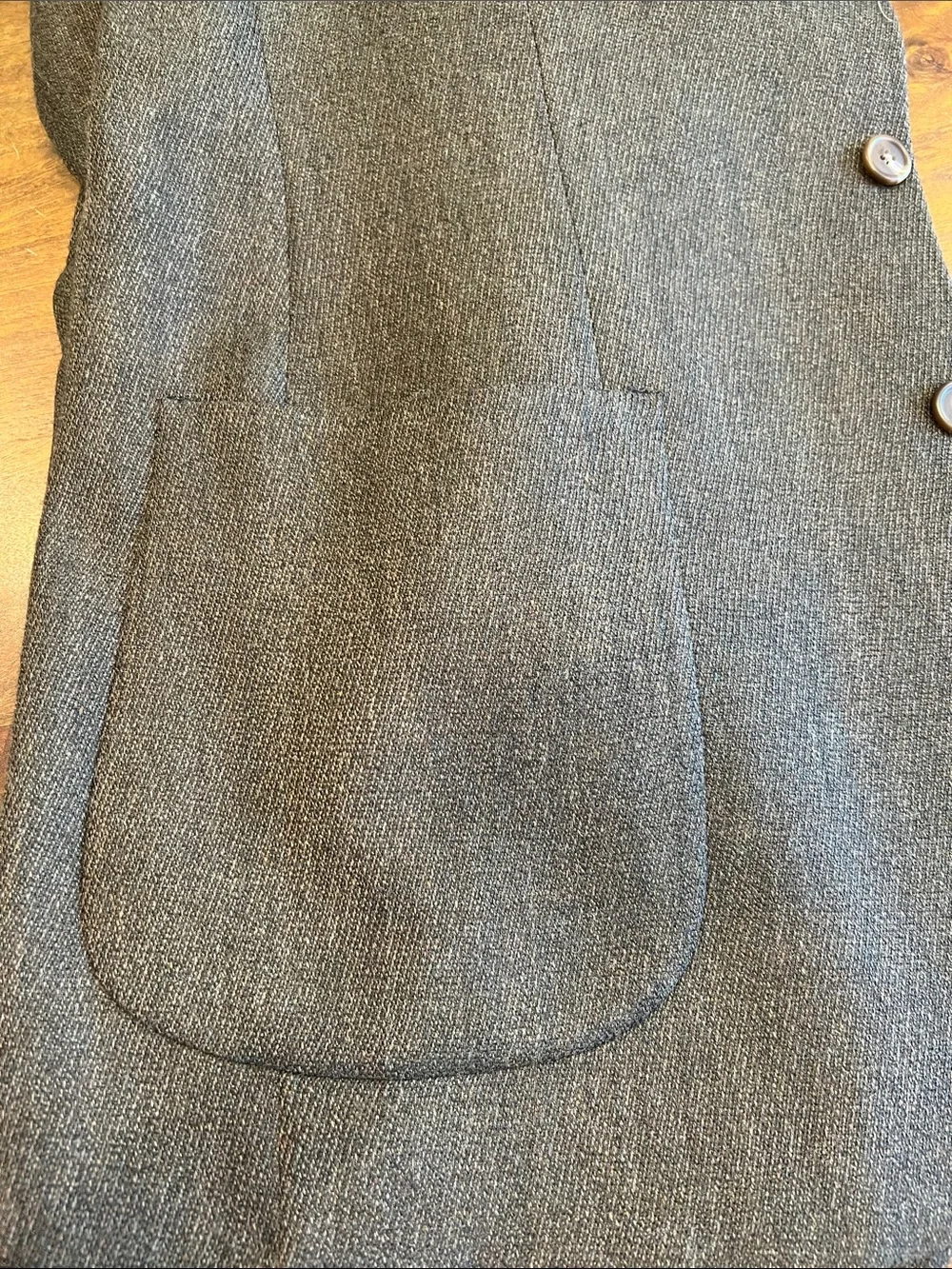 Ralph Lauren Men's Gray Herringbone Sport Coat